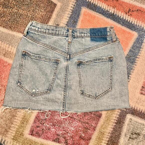 Micro mini high rise demin skirt by abercrombie and fitch! - Picture 6 of 8